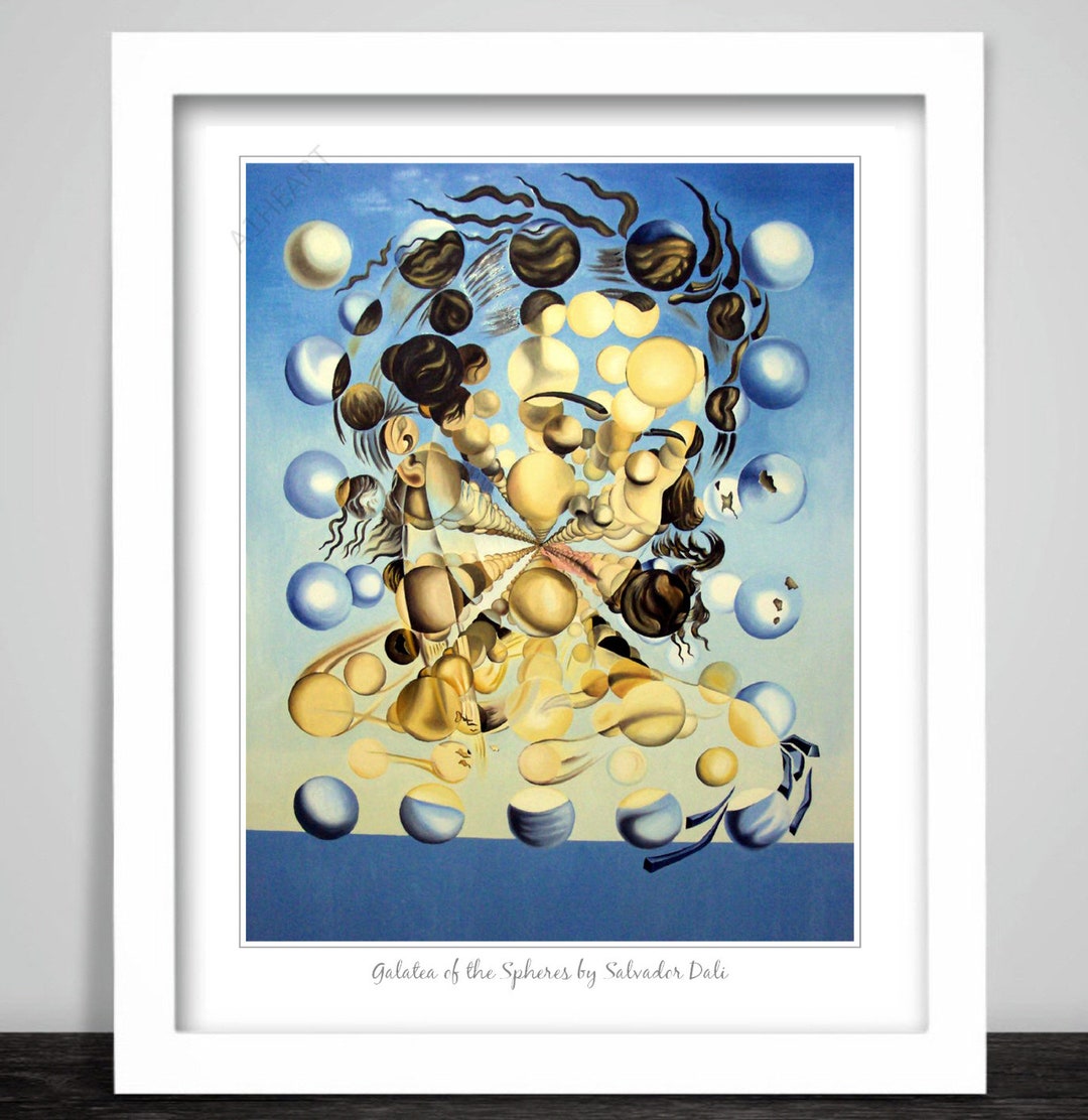 Galatea of the Spheres by Salvador Dali Print Poster