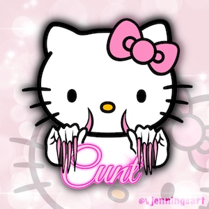 Süßer Hello Kitty Sticker