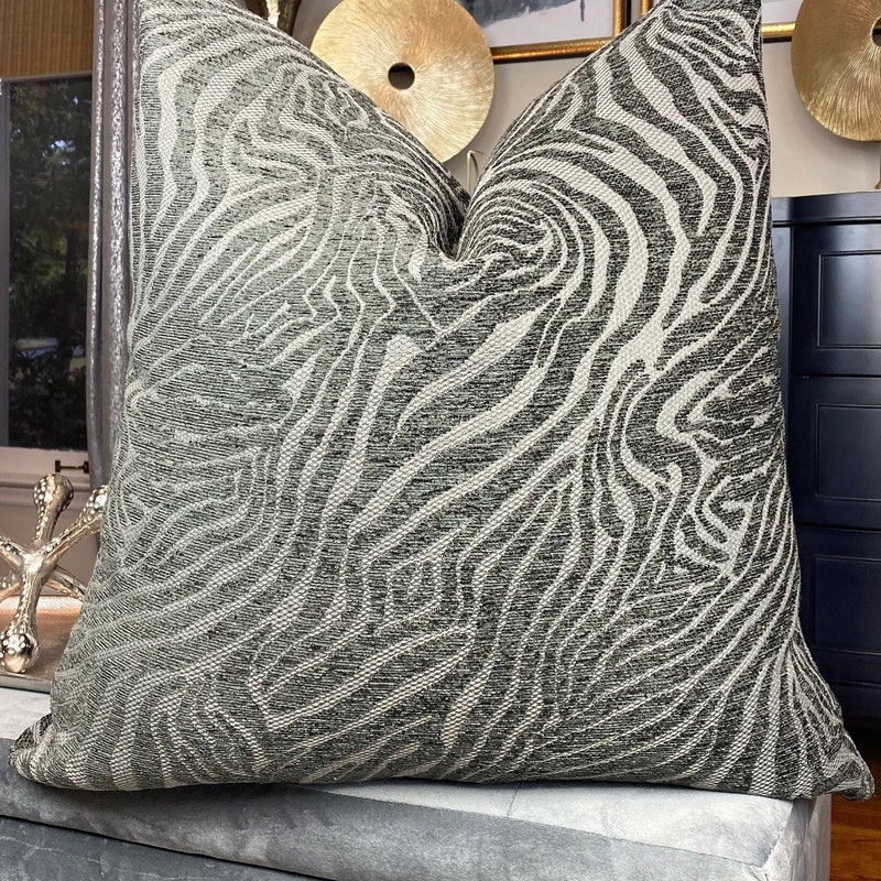 Grey Throw Pillows - Etsy