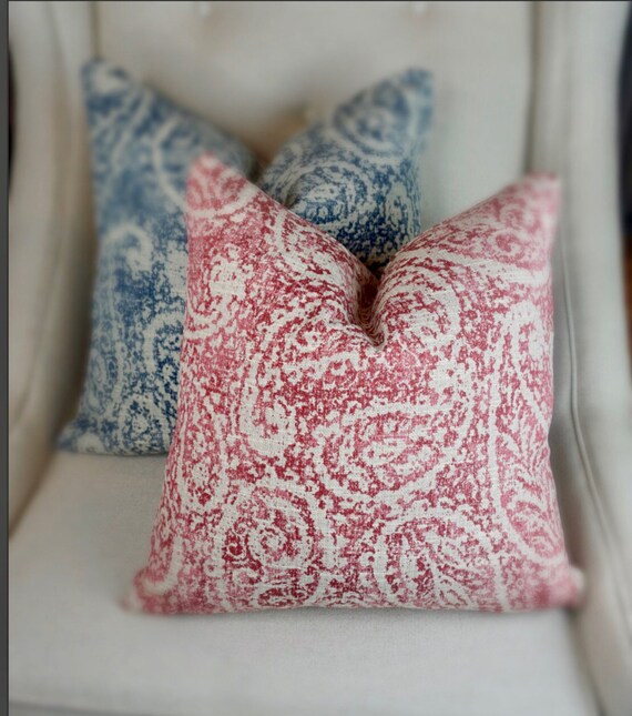 Tan Paisley Pillow Cover Tan Paisley Pillow Cover