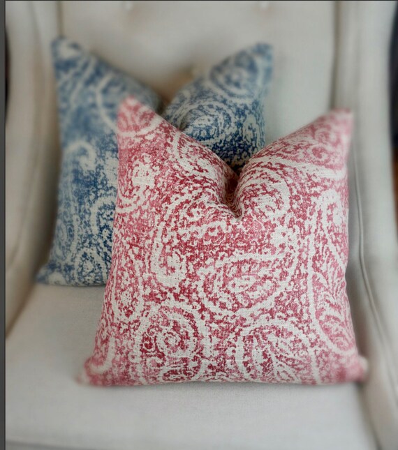 paisley throw pillow covers