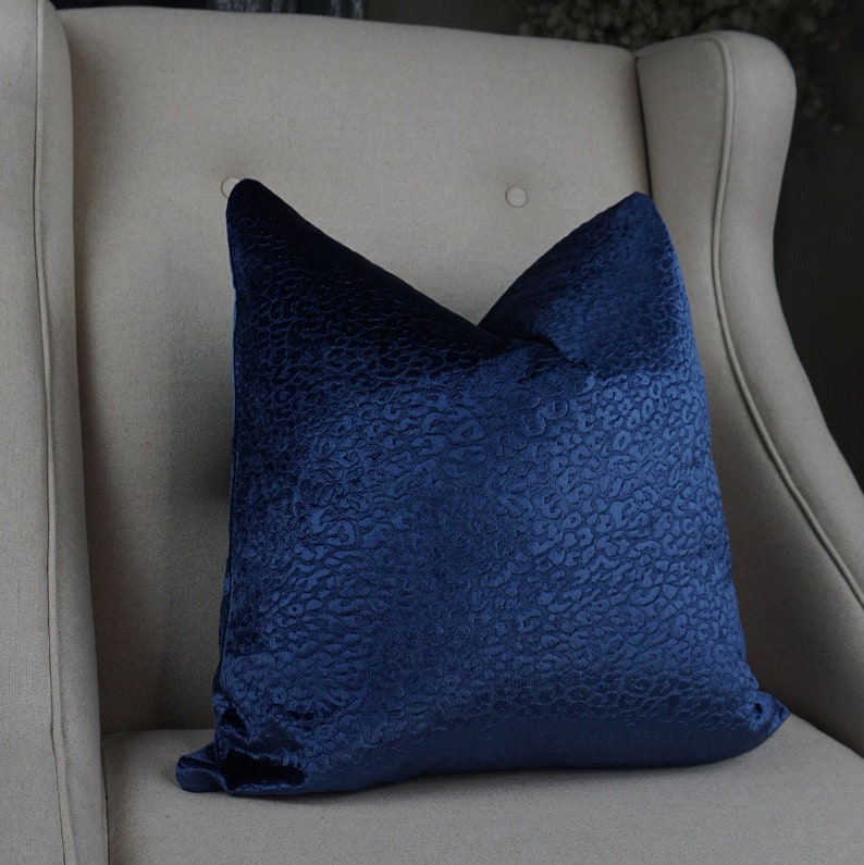 electric blue pillows