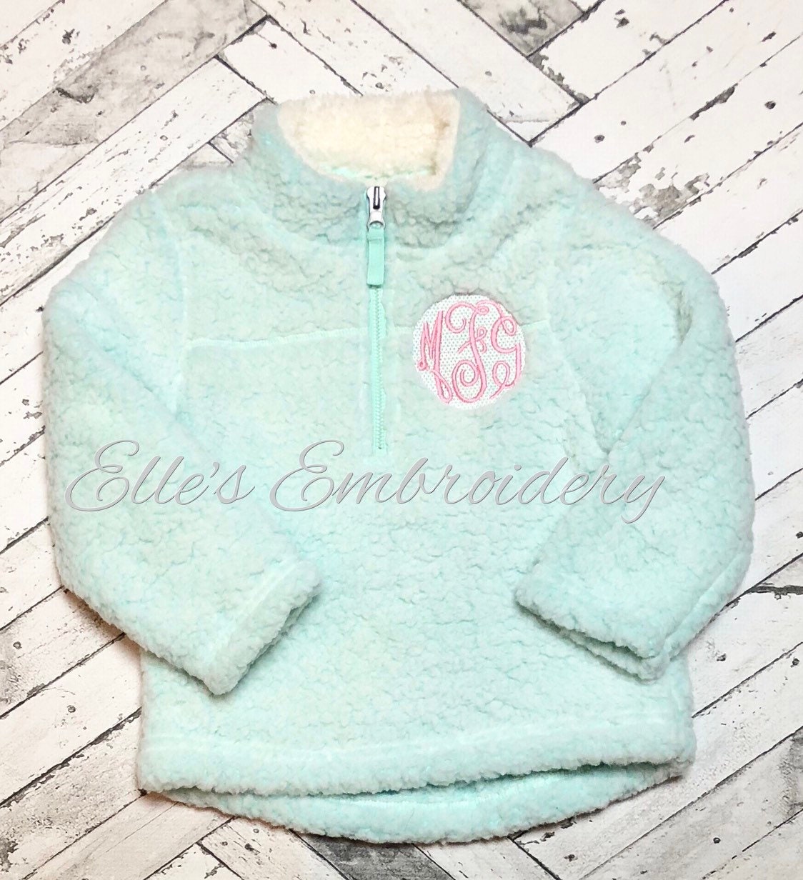 Monogrammed Newport Sherpa Hoodie – United Monograms