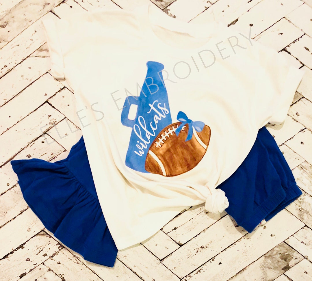 Kentucky Football Tee/ Girls Kentucky Football Shirt/ Kentucky Girls