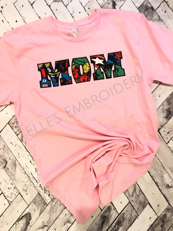 Marvel Mom Shirt/ Mom Superhero Shirt 