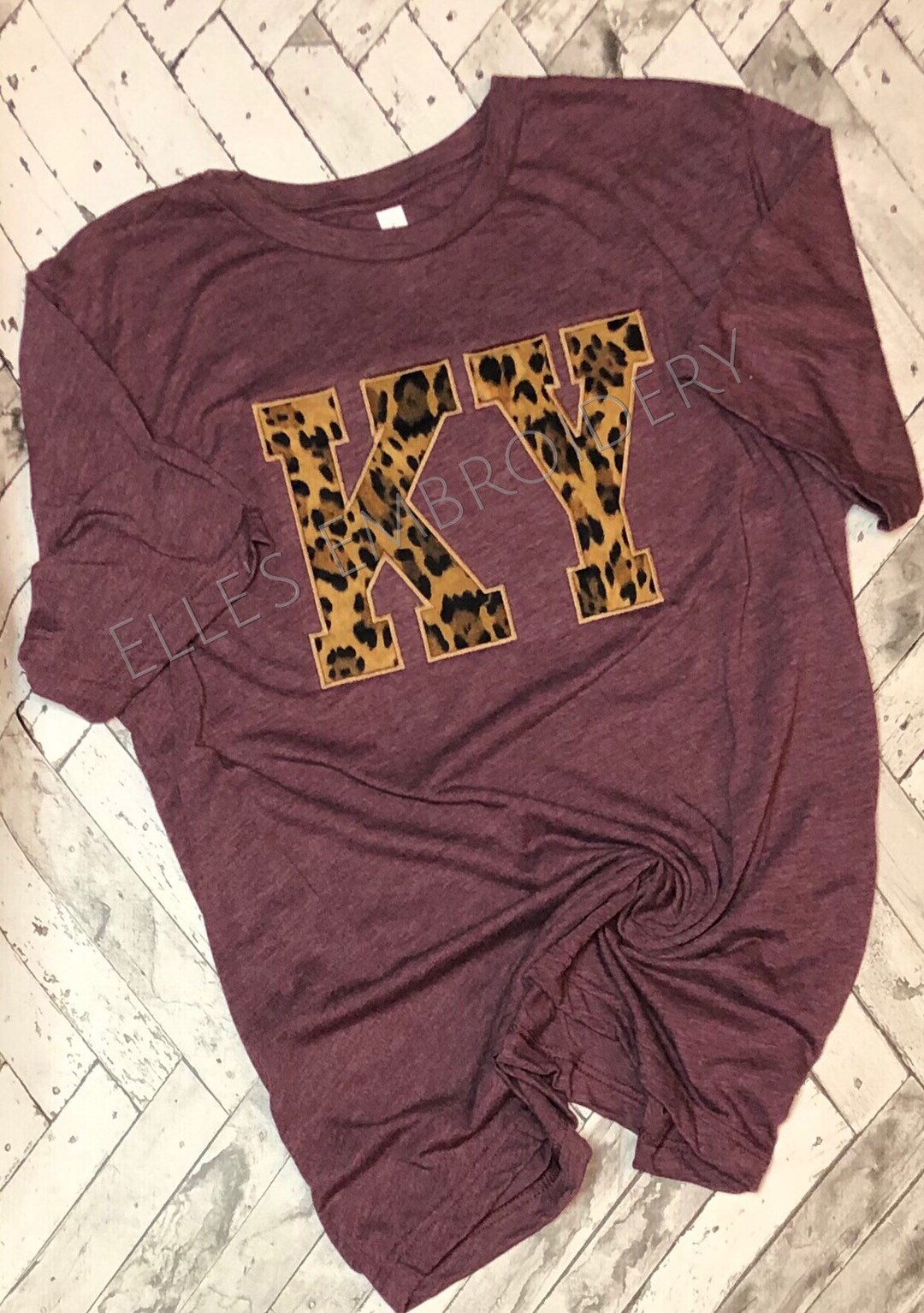 Kentucky Leopard Print Shirt/ KY Tshirt/ Kentucky Football Shirt