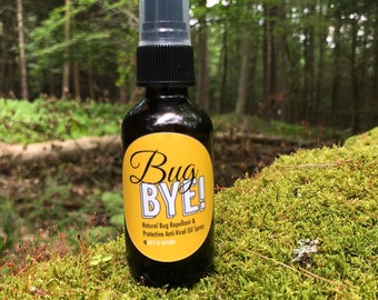 Bug Bye, Natural Mosquito Repellant Oil Spray