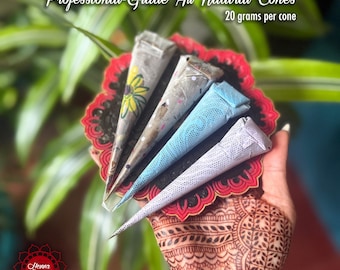 Large Henna, Jagua, Hengua Cones, Sealant Spray | Natural | Organic | Homemade