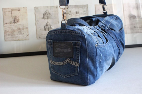 Denim Bag, Recycled Denim, Big Bag, Casual Bag, Sport Bag, UNISEX BAG, Upcycled Denim Bag, Upcycled Jean Bag, Gammastudio, Code: Den-08 - Etsy Denim Bag, Recycled Denim, Big Bag, Casual Bag, Sport Bag, UNISEX BAG, Upcycled Denim Bag, Upcycled Jean Bag, Gammastudio, Code: Den-08 - Etsy
