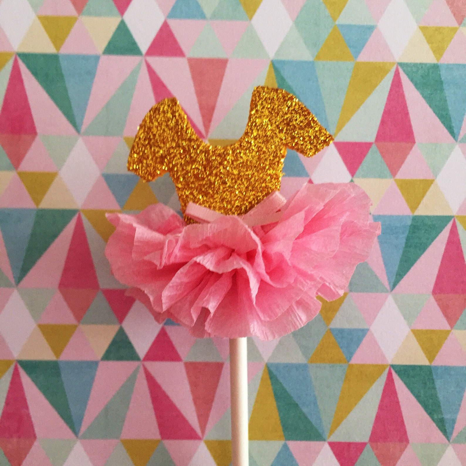 Tutu Cupcake Toppers, Pink and Gold, Princess Party, Ballerina Party - Etsy