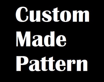 Custom made book folding pattern, any picture or word, any size book