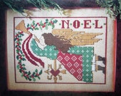 Noel Angel counted cross stitch pattern from OOP Cross Stitch Christmas Magazine