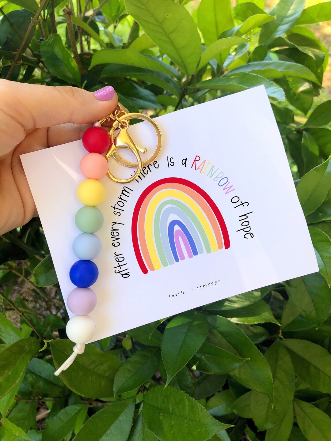 Miscarriage Gift, Rainbow Baby Keychain, Rainbow Baby, Miscarriage