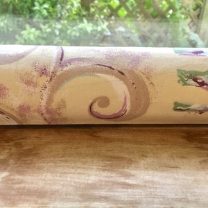 38" Door Draft Stopper Cedar Filled Insect Repellent, Window Draftstopper, Breeze Blocker, Draft Guard, Door Snake - Beige Burgundy Swirl