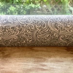 38" Cedar Filled Door Draft Stopper, Draftstopper, Draught Excluder Breeze Blocker, Window Draft Guard, Gray Swirl