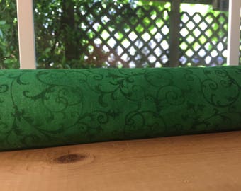 32" Cedar Filled Door Window Draft Stopper- Green Swirl - Draftstopper Insect Repellent, Breeze Blocker, Door Snake