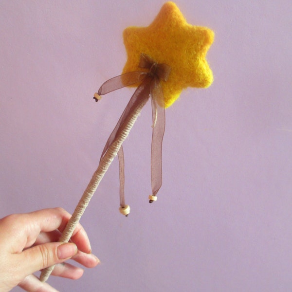 Magic Fairy Wand, Needle Felt Star