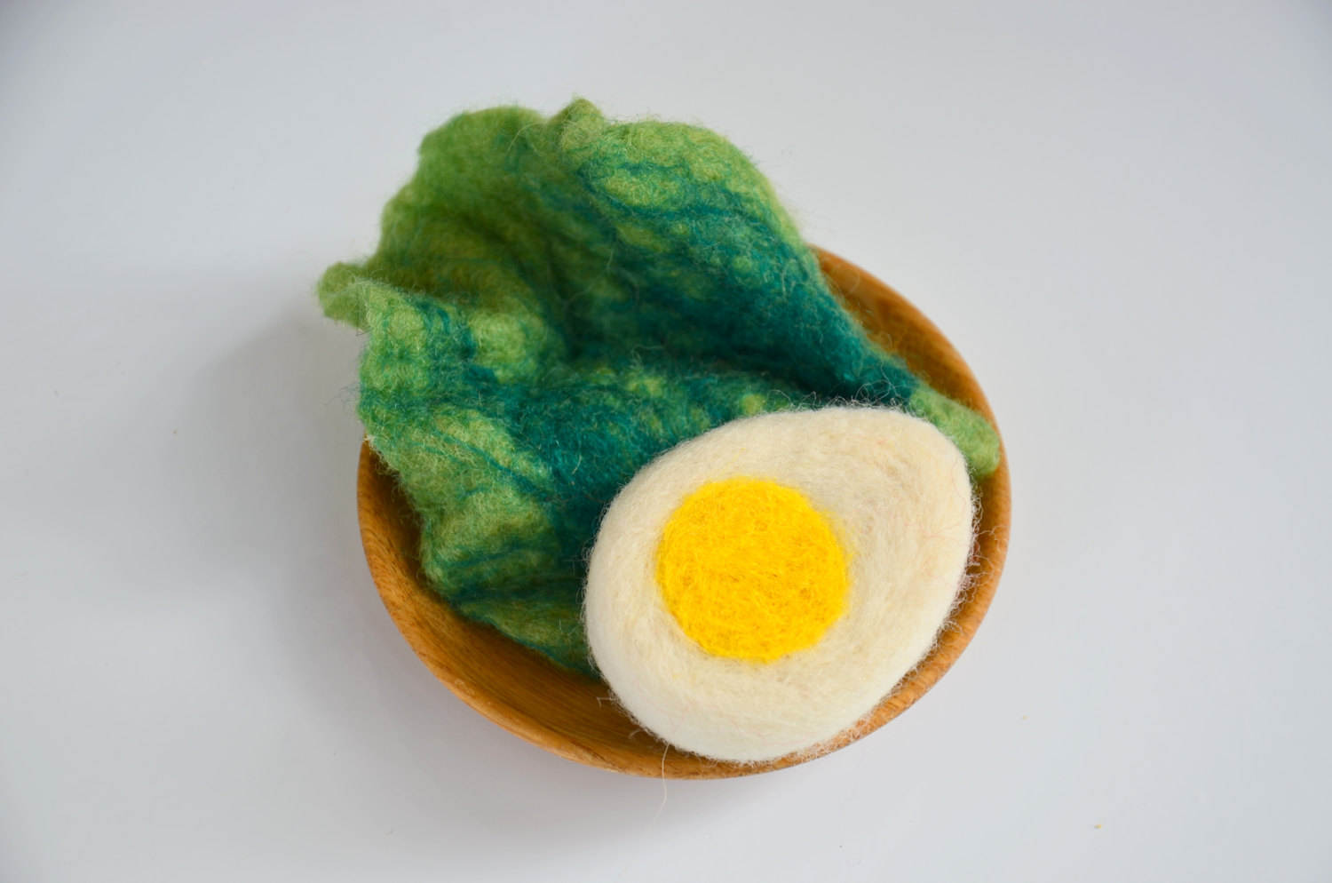 Felted Boiled Egg Felt Boiled Egg Pretend Boiled Egg Needle Etsy