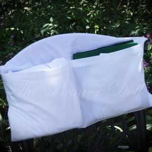 Passe au-dessus de votre chaise, enveloppe pour branches LDS -Deluxe- avec boutons- *Large poche en dentelle* Sac pour branches pour FEMME avec poches intérieures supplémentaires LDS Femme