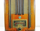 RCA model T 7-1 (1939) antique tombstone radio am shortwave with mini-jack installed and BLUETOOTH AVAILABLE