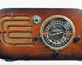 Air Castle 14-136EA (1937) am shortwave antique radio with mini-jack installed and BLUETOOTH AVAILABLE