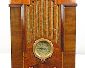 Zenith model 808 Tombstone (1935) antique radio am shortwave with mini-jack installed and BLUETOOTH AVAILABLE
