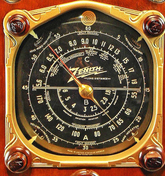 Zenith 10-S-130 Tombstone (1937) Am/shortwave Antique Radio