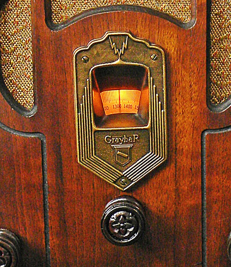 Graybar Electric Model GT8 1933 Made by RCA Antique Radio Etsy