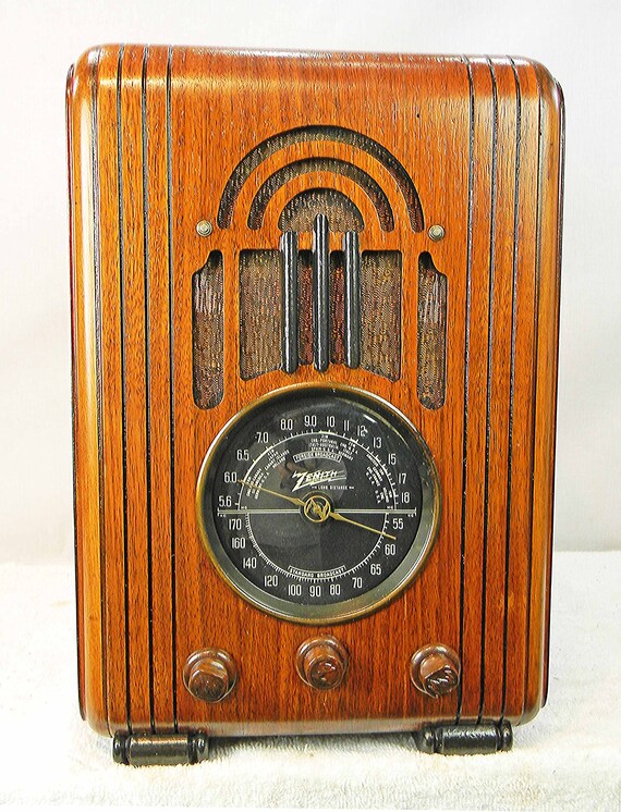 Zenith Radio Model 5 S 228 Black Dial Tombstone 1938 Etsy