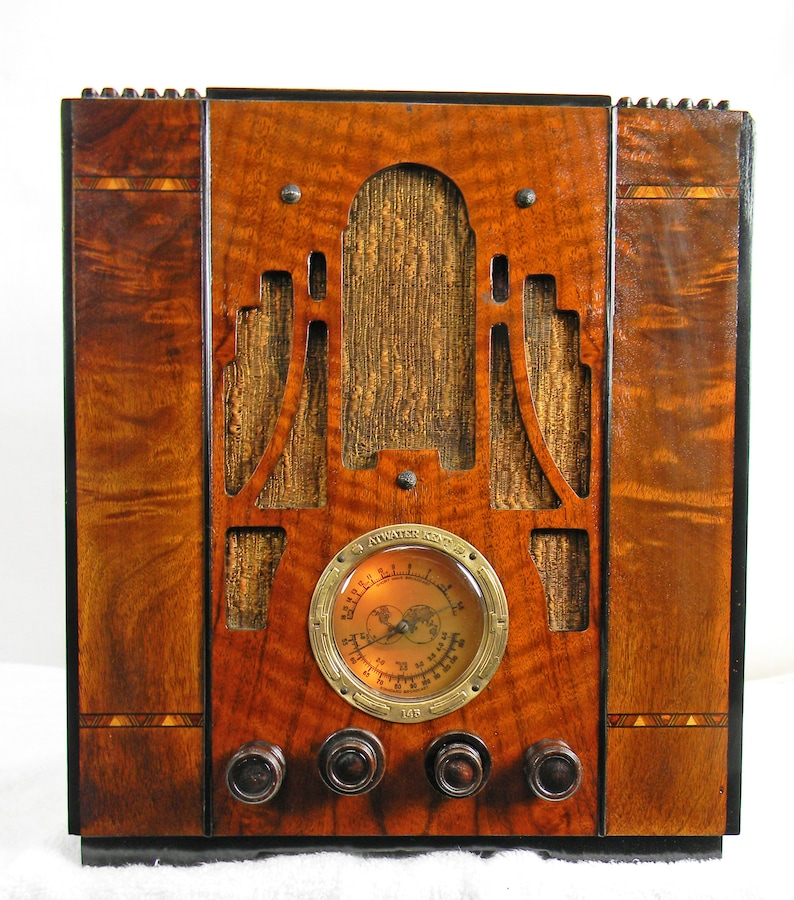 Atwater Kent model 145 1935 antique radio with am/shortwave Etsy