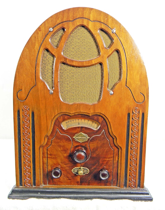 International Kadette Model JS Cathedral 1933 Antique Radio - Etsy