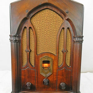 Graybar Electric Model gt-8 (1933) made by RCA antique radio tombstone with am remarkable receiver! FREE BLUETOOTH ! on sale!!