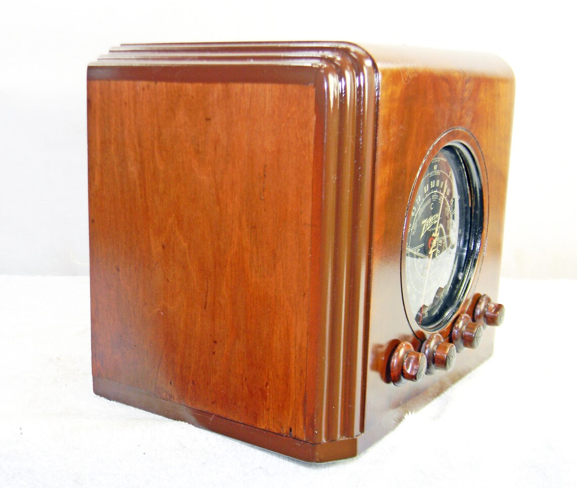 Ornate Zenith Radio 7d216cube 1938 Am/shortwave Antique Etsy