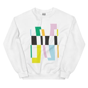 Was it a Memory or a Dream Abstract Shapes Crewneck Sweatshirt