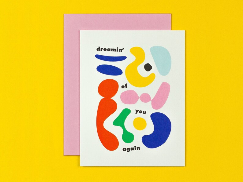 Dreamin' of You Love Card, Anniversary Card, or Valentine's Day Card by mydarlin_bk Dreamin of you Again