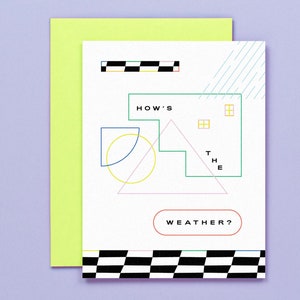 How's The Weather Thinking of You Card image 1