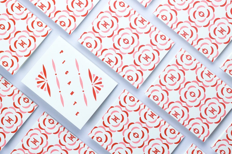 Carte typographique Picante Spicy Love • Collection de types de bois • par @mydarlin_bk image 2