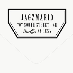 Return Address Stamp Modern - Custom Stamp Self Inking - Tropical Stamp - Wedding Stamp - Beach Wedding Invitation - Rubber Stamp Olive No.2