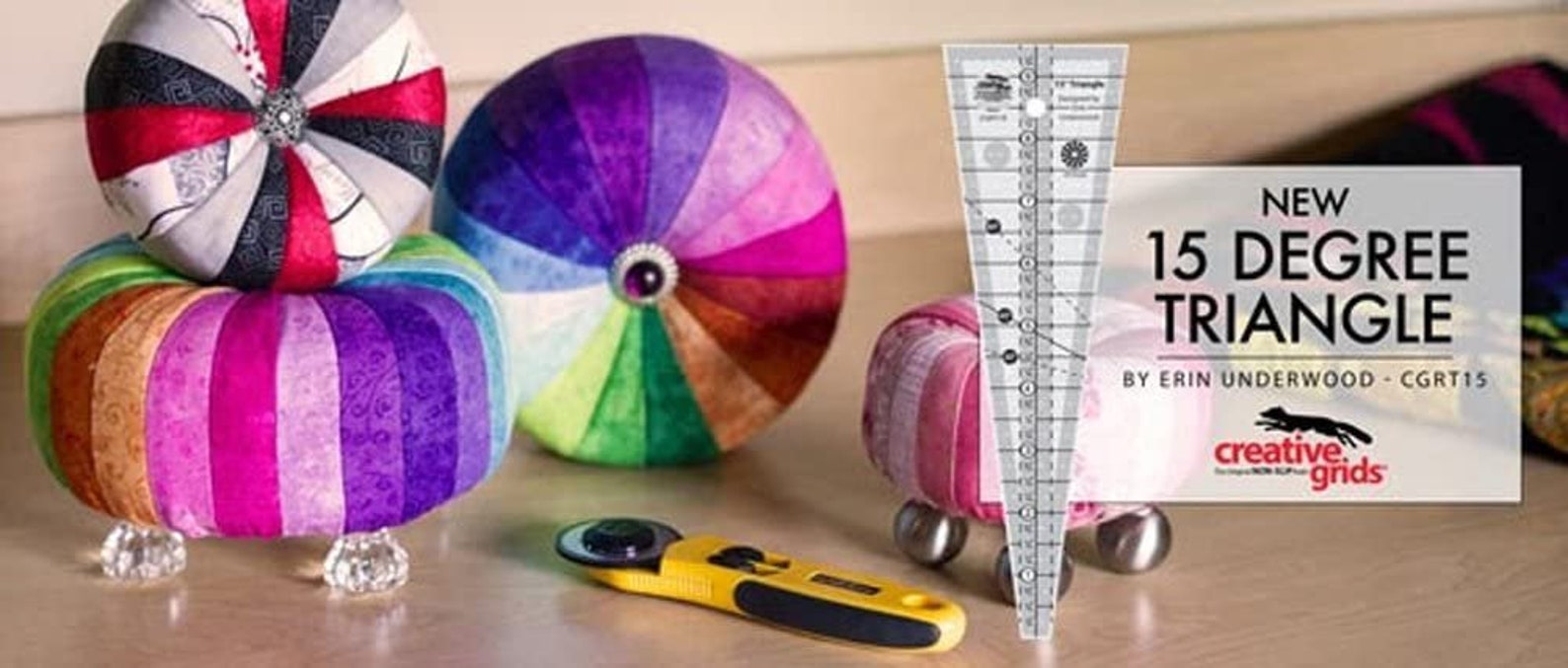 Creative Grids 15 Degree 9.5 Triangle Quilting Ruler Etsy