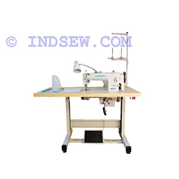 Walking Foot Consew P1206RB Industrial Sewing Machine w/ Table & Servo Motor, same feet as 206RB-5 for sale  