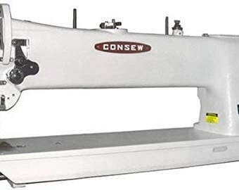 Consew 206RBL-25, 25" Long Arm Walking Foot Industrial Sewing Machine With Table And Servo Motor