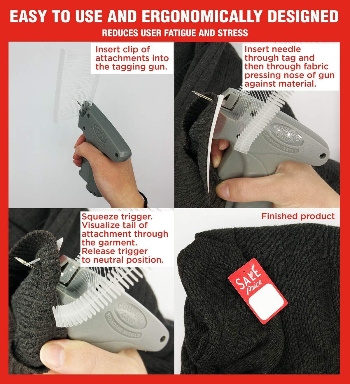 Tagging Fasteners in Grey 1 Inch Case of 5000 Etsy