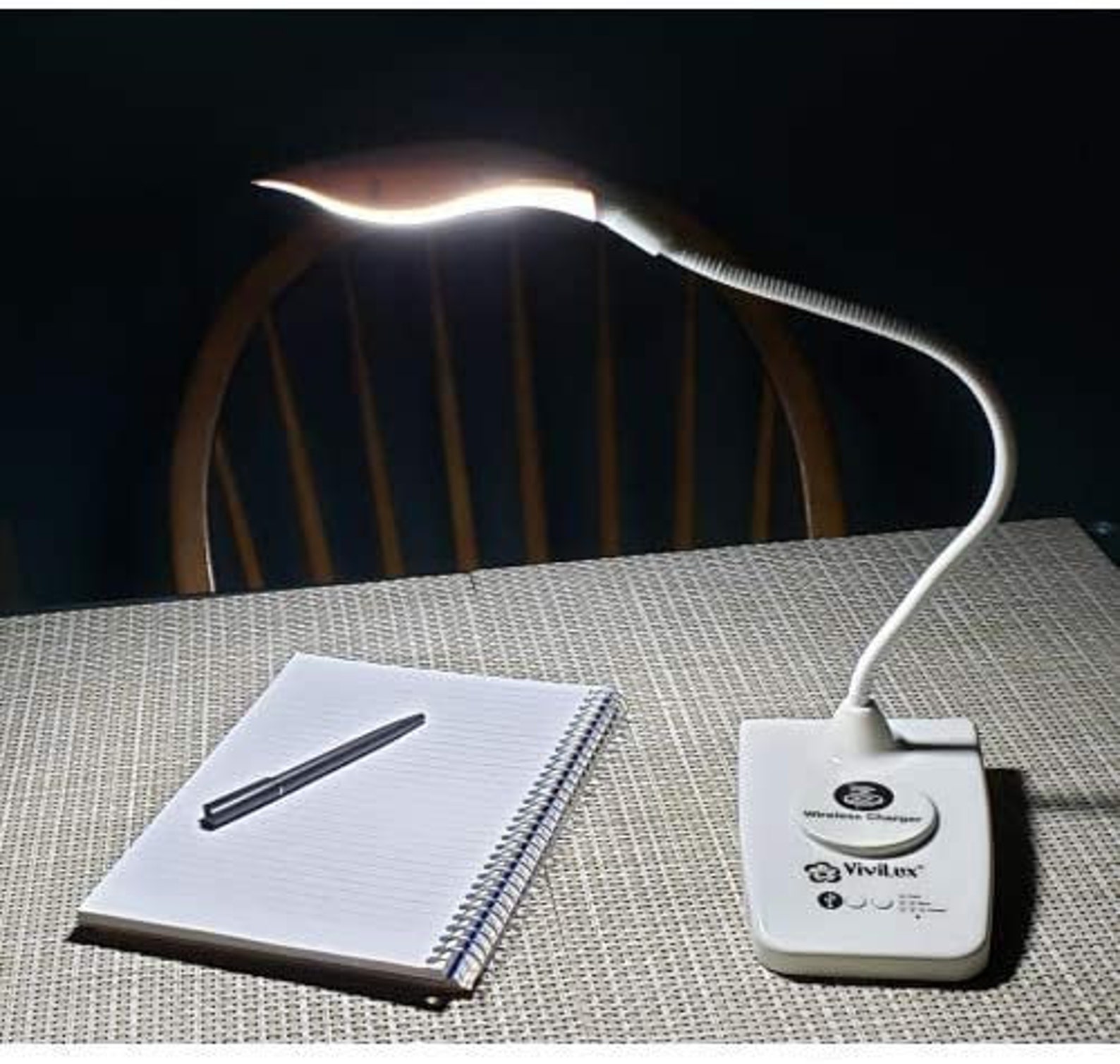 Vivilux LED Task Lamp with Wireless Charger USB Port and Etsy