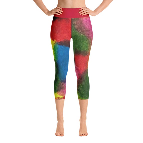 color block yoga pants