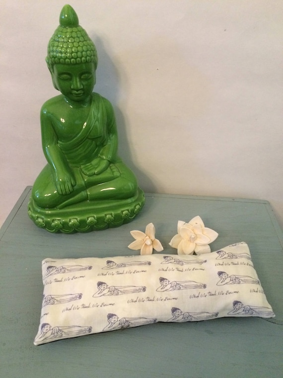 Buddha Aromatherapy Microwave Eye Pillow Hot And Cold Pack Etsy