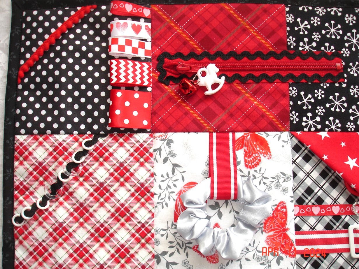 Fidget Activity Quilt, Sensory Blanket for Alzheimer's, Dementia - Etsy