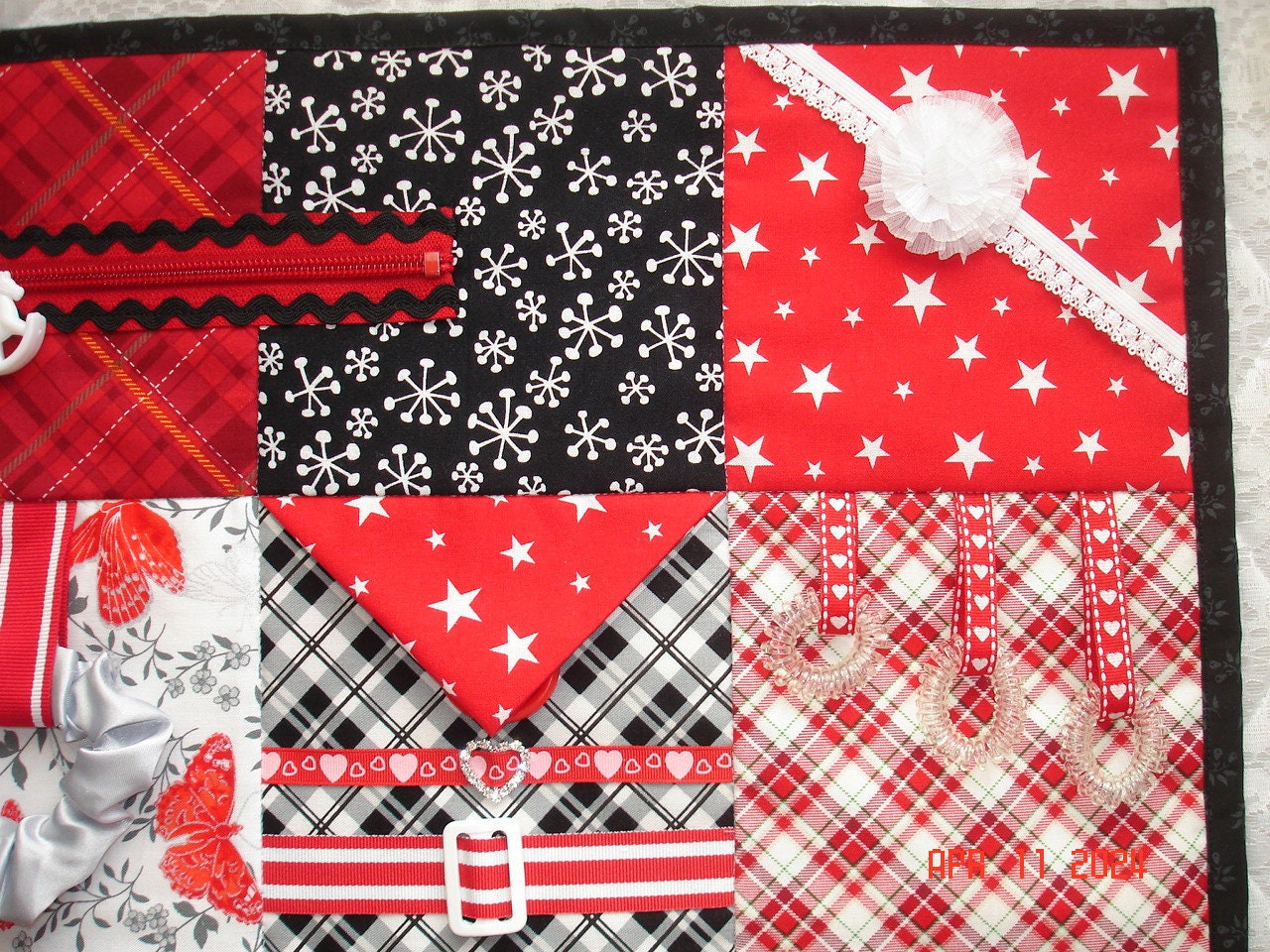 Fidget Activity Quilt, Sensory Blanket for Alzheimer's, Dementia - Etsy