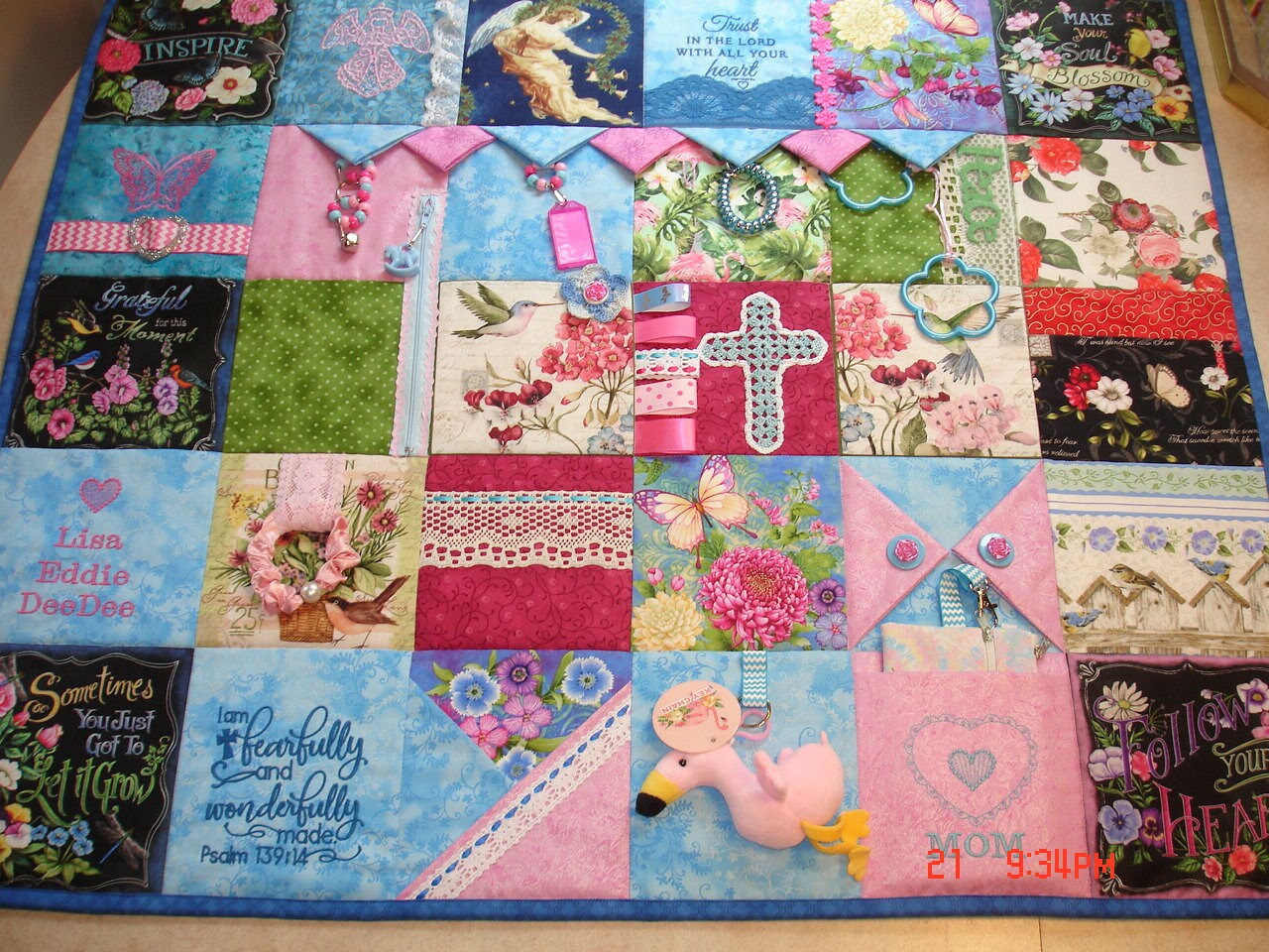 Custom Fidget Quilt Sensory Activity Alzheimer's Dementia Autism Quilt ...