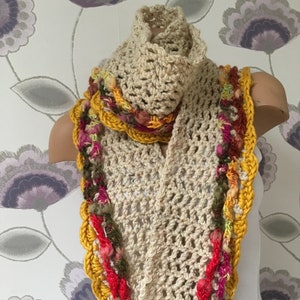 PDF Crochet scarf pattern - crochet cowl - crochet pattern - crochet neck accessory  pattern - crochet shawl pattern - pdf scarf