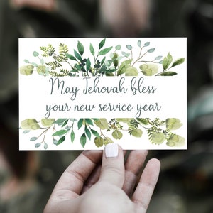 JW Druckbare neue Dienstjahr Karte Pionier Geschenk Postkarte - bestes Leben aller Zeiten - Zeuge Zeuge Ausdruckbar - jw Clip Art - Cart Witnessing